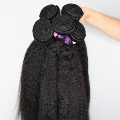 Factory top quality raw human straight hair bundle virgin cuticle aligned hair