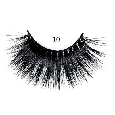 Hot Sale 3D Mink Eyelashes False 100% Real Mink Fur False Eyelashes