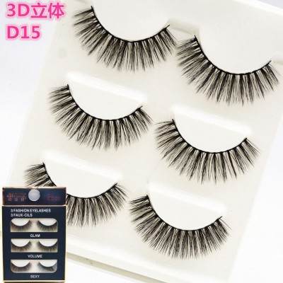 Hot Sell Private Label  3D Minnk Vegan Eyelashes