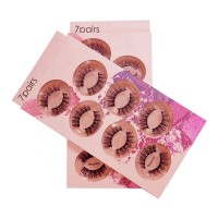 amazon top seller soft silk Lily Mink 3D Strip Lashes False eyelashes mink eyelash false eye lashes