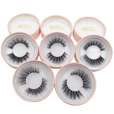 Free sample  private label eyelash mink vendor,5d mink fur lashes false,25mm 3D Mink Eyelashes with custom box